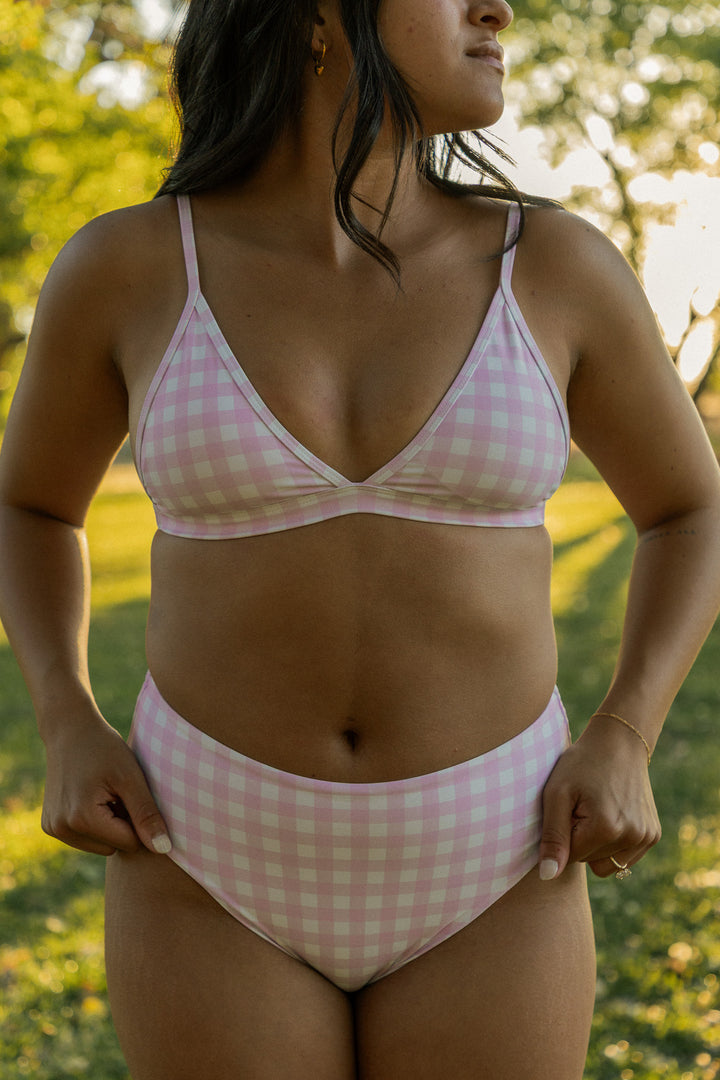 GINGHAM SUNSET BIKINI SET