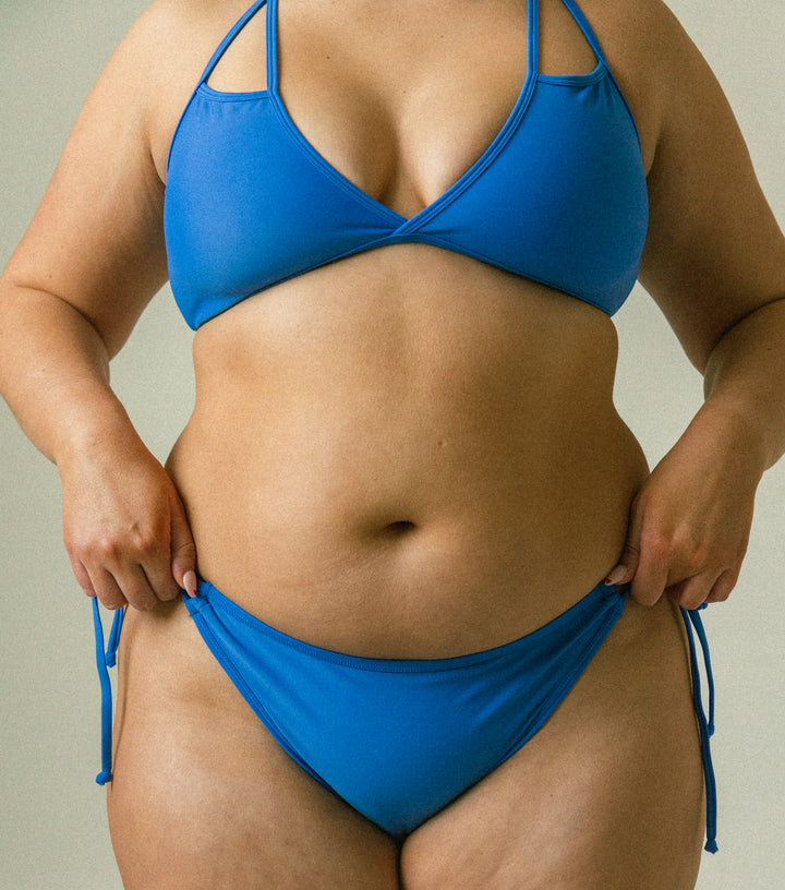 RAY BIKINI TOP // BLUE