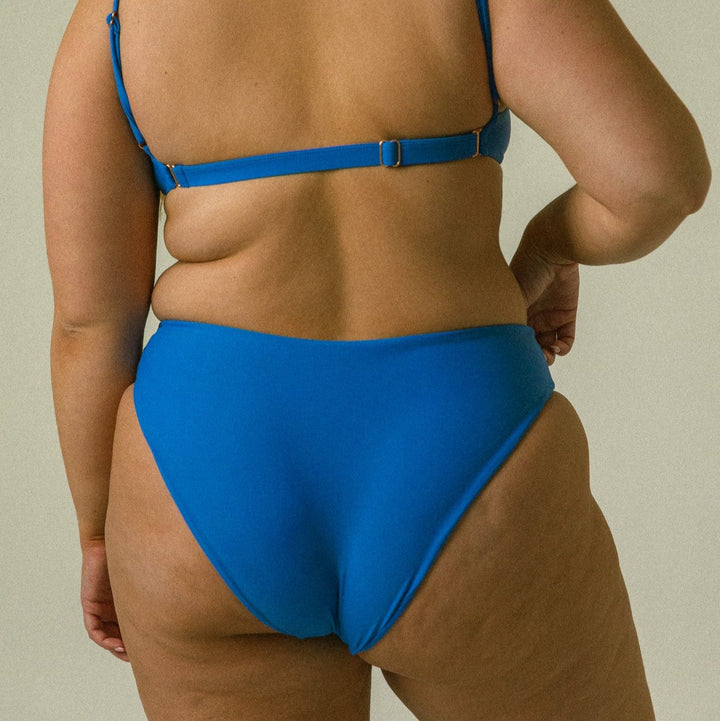 SURFER HIGH WAISTED BOTTOM // BLUE